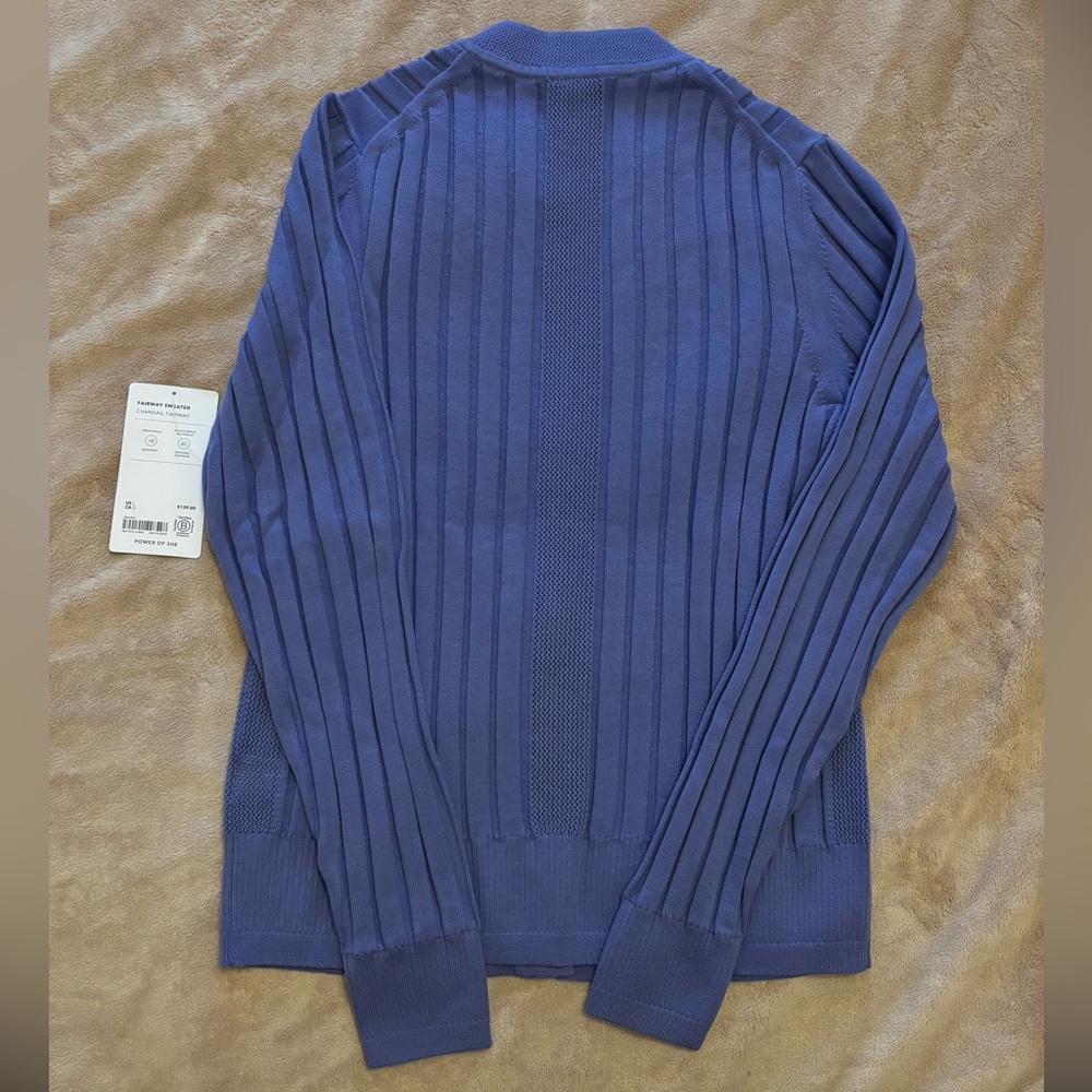 Athleta Ribbed Zip-Up Sweater - Picture 3 of 5